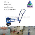 four wheel stainless steel hand trolley with factory